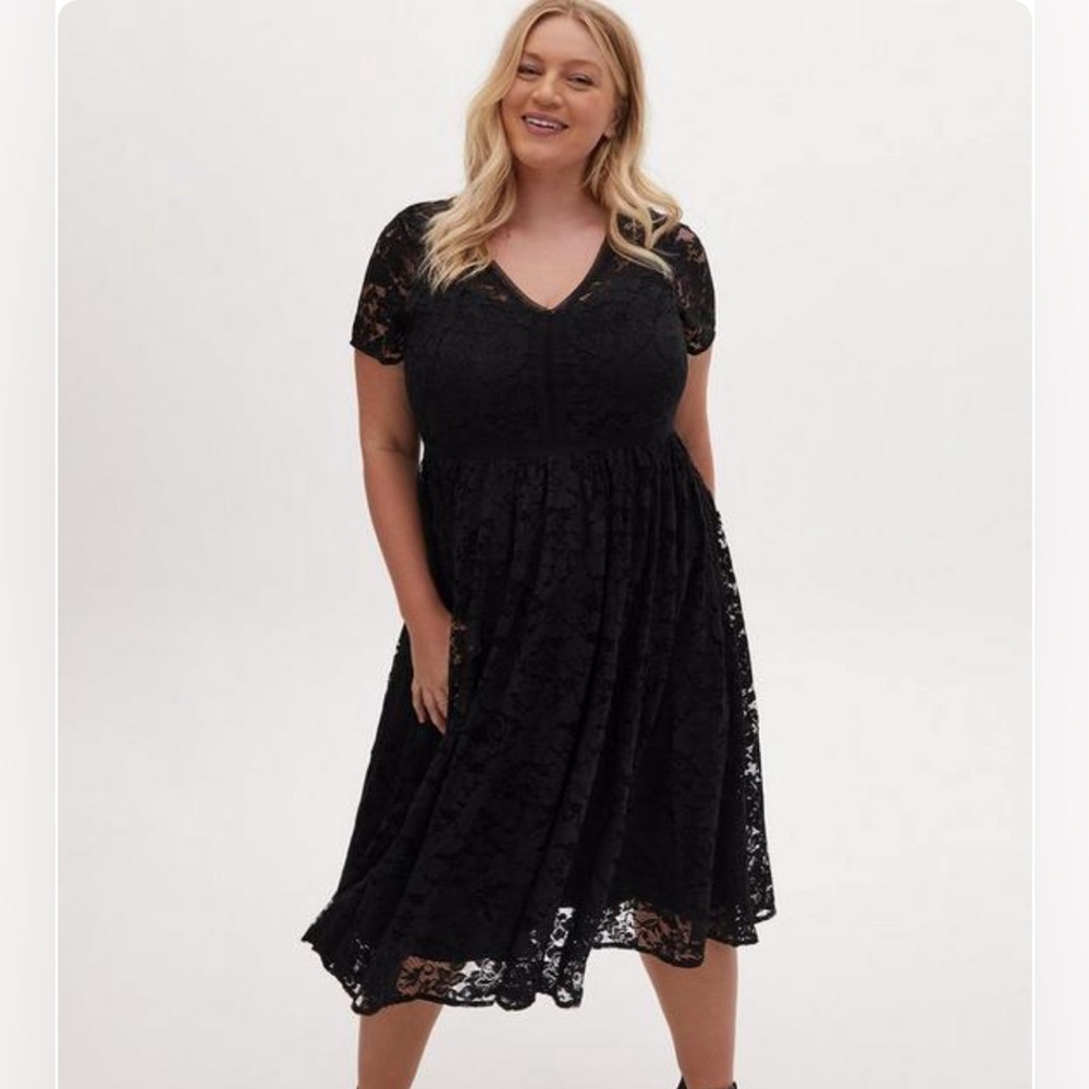 Torrid Midi Lace Dress 24